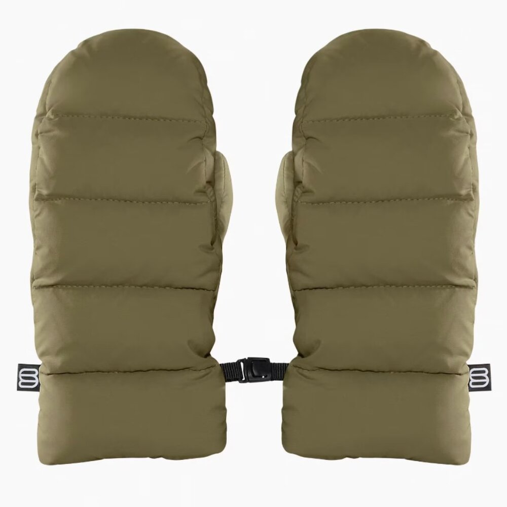 Aritzia The Super Puff Mitten - Army Green - Size S/M (NWT)